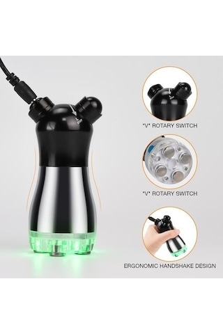 Radyo Frekansı Yüz Led Foton Mezoterapi Mikro Akım Cilt Gençleştirme Yüz Kaldırma Anti Masajı Cihazı Ev Kullanımı Güzellik Cihazları Bg6q1y Siyah