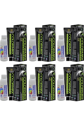 Colormax Sps994 Nouveau 2025/07.73 Açık Tütün Kahve 60 Ml 6 Adet Saç Boyası + 6 Adet 90 Ml Oksidan Set