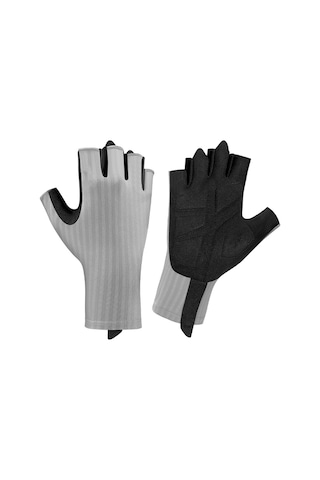 Geeksen Bahar-yaz Bisiklet Eldiveni, Yarım Parmaklı, Kayganlık Engelleme, Şok Emici, Havalandırıcı, Unisex, Gri, M Bedeni Gri