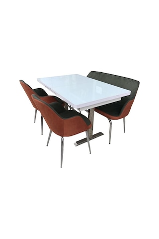 Bengimobilya Masa Açılır Üstücam Model Metal Transmisyon Nikelaj Japon Ayak Ve