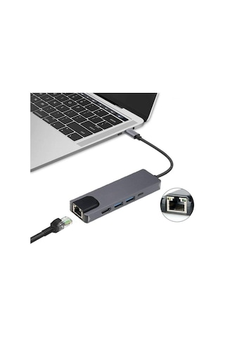 Alfais 4332 Usb 3.1 Ethernet Çevirici Dönüştürücü Adaptör