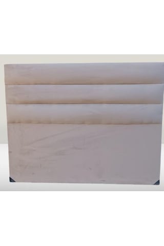 Başlık 90344 Dk Çift Kişilik 120'lık Yatay Dilimli Tay Tüyü Krem Kumaş El Yapım