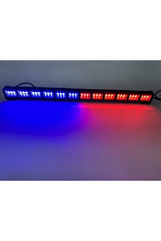17 Fonksiyonlu Çakar Lamba 57,8cm Kırmızı-mavi 12-30v / Lapa199-2