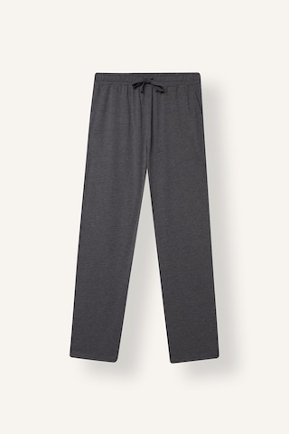 Defacto %100 Pamuk New Regular Fit Beli Bağcıklı Düz Paça Pijama Altı J0321ax26auar193 Antrasit-ar193