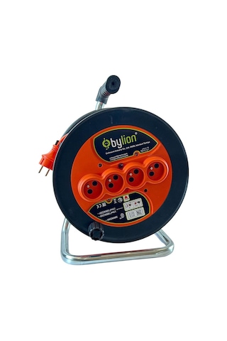 Bylion Pmk30325f Plastik Gövde Makaralı Kablo 3x2.5mm - 30 Mt 30 M