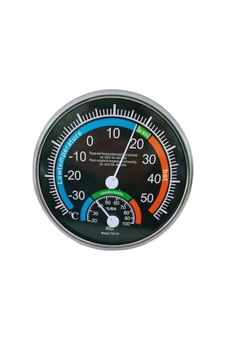 Dinosaurs Bahçe Ofisi Ev Termometresi Higrometre Ekipmanları Siyah