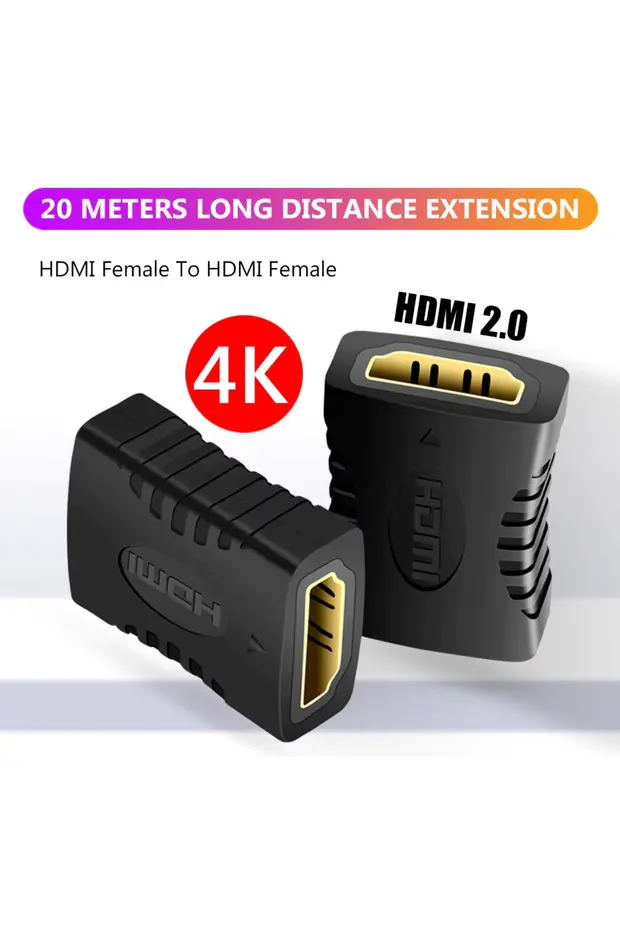 4k 2k Destekli Hdmi Kablo Ara Birleştirici Hd 1080p Dişi Dişi Kablo Uzatma Ara Uzatıcı Dönüştürücü Uzatma Adaptörü Hdmı