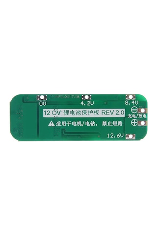 3s 12.6v 20a Lipo Hücre Bms Otomatik Kurtarma Lityum Pil Koruma Kartı