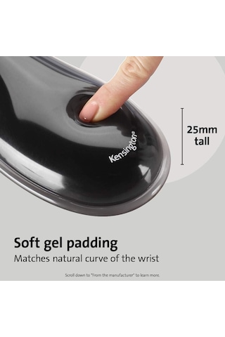 Kensington 62402 Duo Bilek Destekli Memory Foam Fare Pedi, Kırmız
