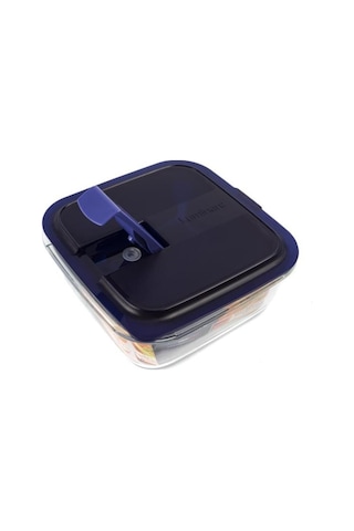 Luminarc Kare Cam Saklama Kabı 122 Cl 18x18x7 CM