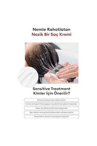 Hassas Saçlar İçin Nazik Bakım Sağlayan Saç Kremi Mılk Baobab Sensitive Treatment Damask Rose