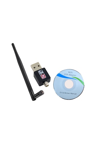 1200 Mbps 2.4 Ghz Usb 2.0 Wifi Adapter 5 Dbı Antenli Wifi Adapter
