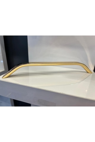 Şahin Metal Kulp 192mm Altın Dolap Kapak Modern Tv Ünite Çekmece Mobilya Komidin Vestiyer Altın