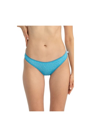 U.s Polo Assn. 66432 Kadın Karışık Desen Pamuklu 3'lü Slip Külot-mavi Mavi