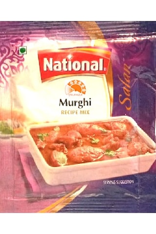 National Murghi Hint Masala Tavuk Yemeği Baharatı 22 G