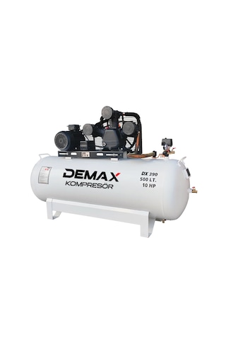 Pistonlu Hava Kompresörü 500 Lt 10 Hp Demax