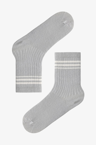 Penti Mavi Erkek Çocuk Zen Stripes 4lü Soket Çorap Mavi