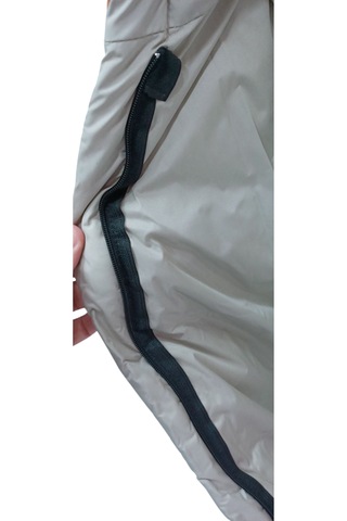 Kız Çocuk /erkek Çocuk Kapüşonu Sabit İçi Astarlı Fermuar Kapamalı Cepli Kahverengi Renk Mont Kahverengi