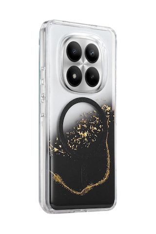 Onegif Xiaomi Redmi Note 15 Pro 5g Lotus Simli Magsafe Kapak - Siyah Kod: 1390
