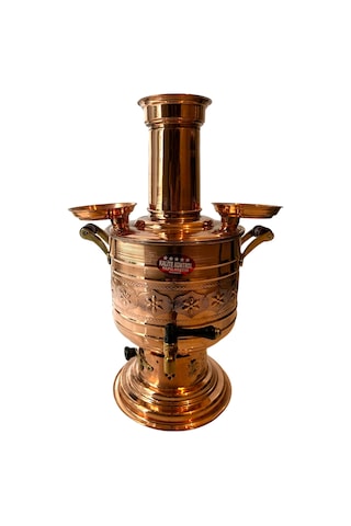 Bakir Desenli Kömürlü Semaver23-302