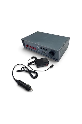 Rose Hp-604a Pazarcı Anfi Usb Girişli-ses Kayıtlı-mikrofonlu Çakmak Kablolu