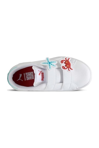 Puma Smash 3.0 Badges V Ps Çocuk Günlük Ayakkabı 397286-06 Beyaz