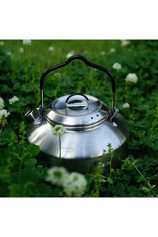 Suntek Kamp Su Isıtıcısı Çaydanlık Seyahat Yürüyüş Gri