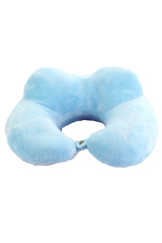 Taşınabilir Seyahat Havacılık Yastık Boyun Yastığı-gök Mavisi