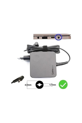 Lenovo Ideapad Slim 3 15ıah8 83er 65w  Adaptör Şarj Aleti