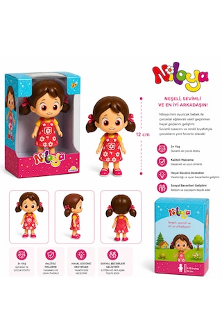 Niloya Mini Oyuncak Bebek 12 Cm Sevimli Figür Niloya - Tospik