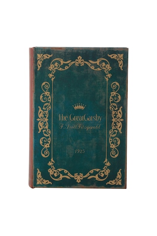 Mudo Home The Great Gatsby Kitap Kutu 19x7x27 Cm 696123