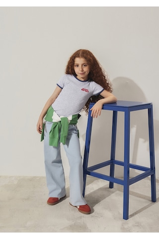 Mavi Lori Ağartılmış Jean Pantolon 7010036 84473