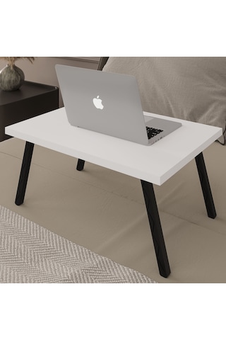 Katlanır Laptop Çalışma Masası-laptopmasa01-beyaz Beyaz