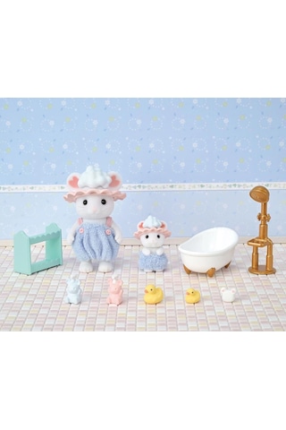 Sylvanian Families Kardeşle Köpüklü Banyo Seti 5805 Sylavanian Families