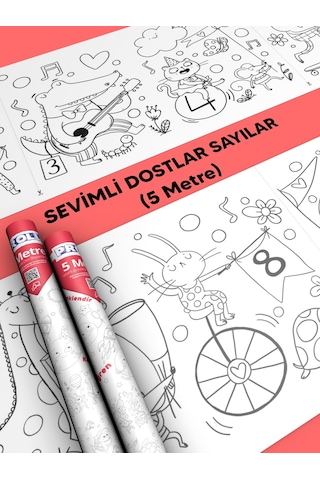 Sayılar Boyama Kağıdı