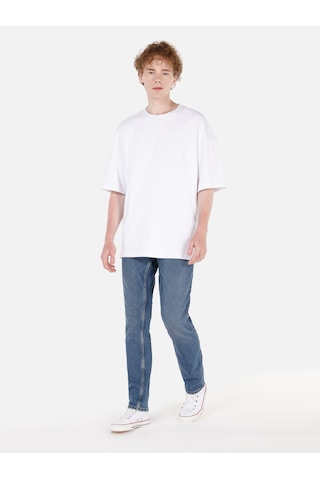 Colin's 044 Karl Normal Kesim Düşük Bel Düz Paça Erkek Pantolon CL1072435 Denim