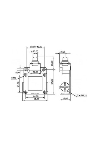 Cntd Csa-001 Metal Limit Switch