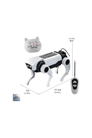 Uzaktan Kumanda Mekanik Kedi Köpek Oyuncak Bilim Öğretim Dıy Montaj Modeli