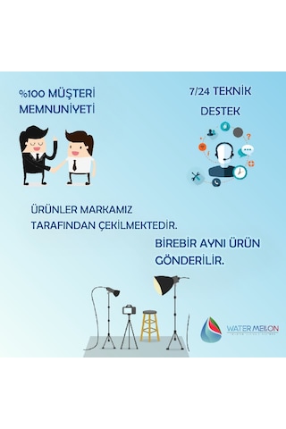 WaterMelon Açık Kasa Su Arıtma Cihazı Cto Blok Karbon Filtre 3 Adet