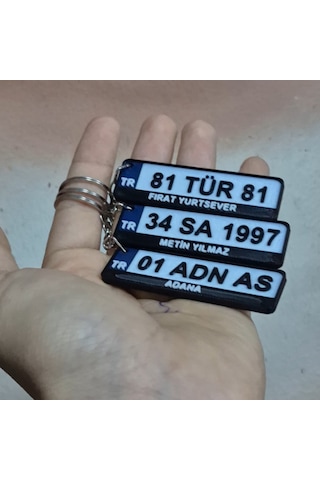 3dfuryam İsme Özel Plaka Anahtarlık