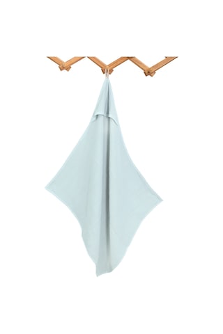 Ezh 1207 %100 Pamuklu 4 Kat Bebek Banyo Havlusu 92 x 82 CM Buz Mavisi