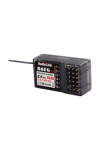 Leezsing Radiolink R6fg V4 2.4g 6ch Fhss Alıcı Jiroskopu Rc6gs V2/rc4gs V2/t8s/t8fb Rc Verici İçin
