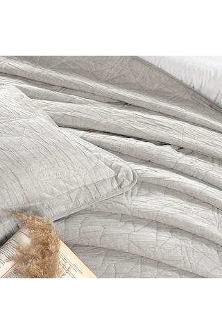 Schafer Shine Yatak Örtüsü Seti -3 Parça -Bej Çok Renkli