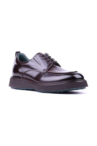 Shoetyle - Hakiki Deri Kahverengi Günlük Erkek Ayakkabı - 250-760-02-1538 Kahve Rengi