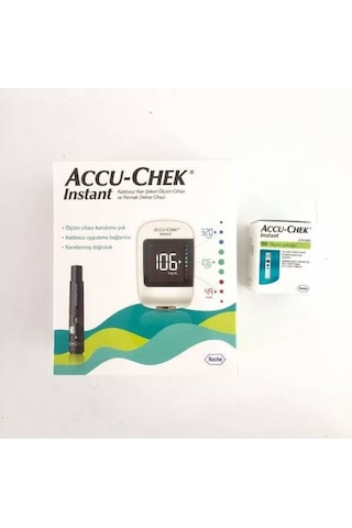 Accu-Chek Instant Şeker Ölçüm Cihazı + Ölçüm Çubuğu 50 Adet