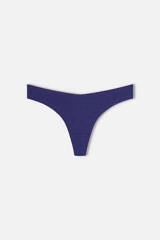 Suwen 3lü Pamuklu V Kesim Rib String Külot St00506021407 Kahverengi / Indigo / Pembe