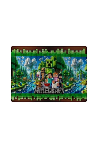Ghostbastır Design Minecraft 99 Parça Ayaklı Puzzle Dekoratif Çocuk Yapbozu 0115