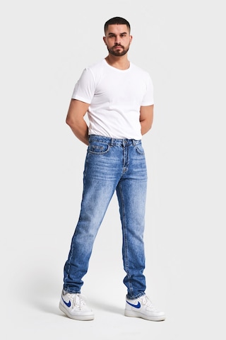 Itsbasic Erkek Kot Rengi Slim Fit Likralı Kumaş Denim Mavi