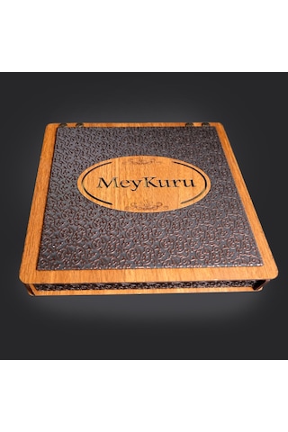 Meykuru Hediyelik Kişiye Özel Karışık Çekmeceli Ahşap Kutu 3 KG