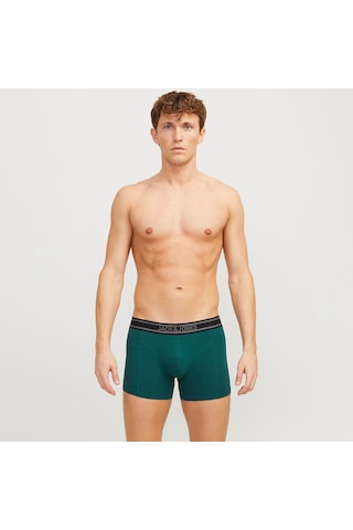 Jack & Jones Jack&jones Aiden Solid 3'lü Erkek Boxer Çok Renkli